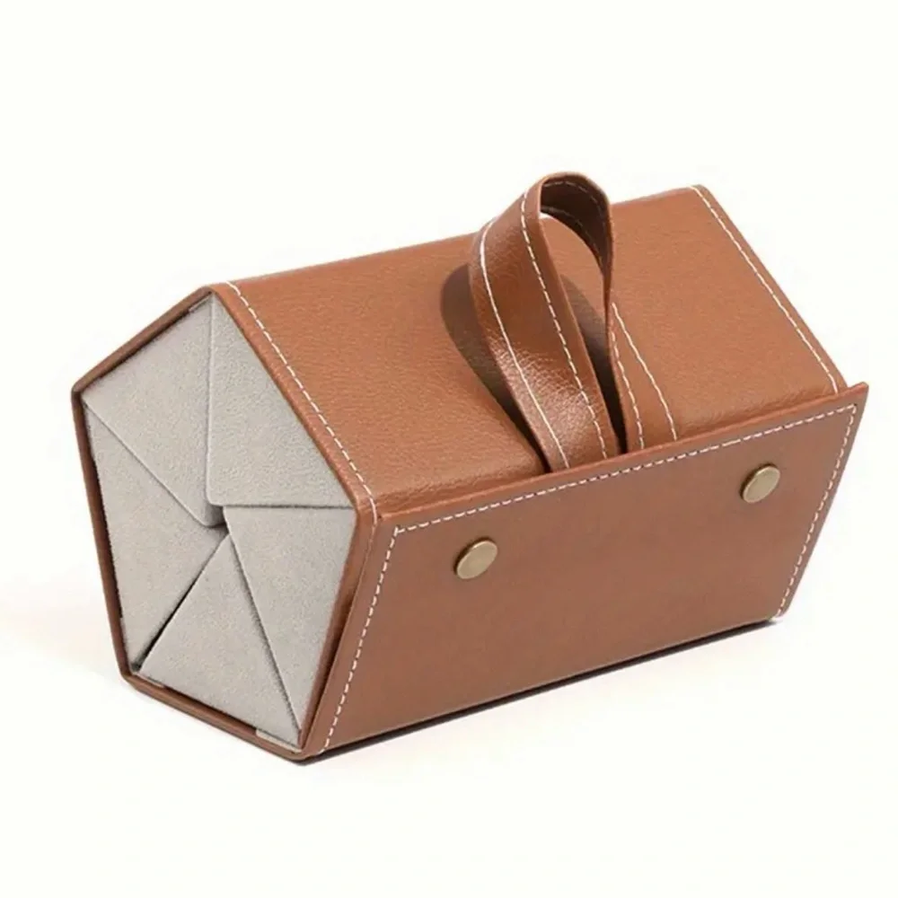 Brown FAUX Leather Glasses Case, NEW, Brown is available
